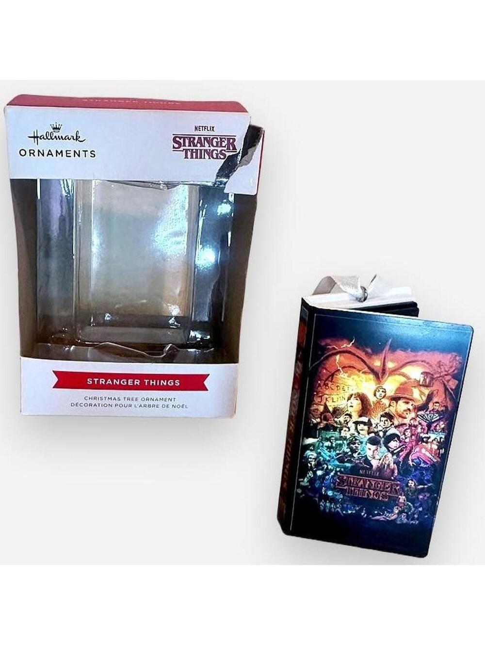 Hallmark Netflix Stranger Things Retro Video Cassette Case Christmas Ornament